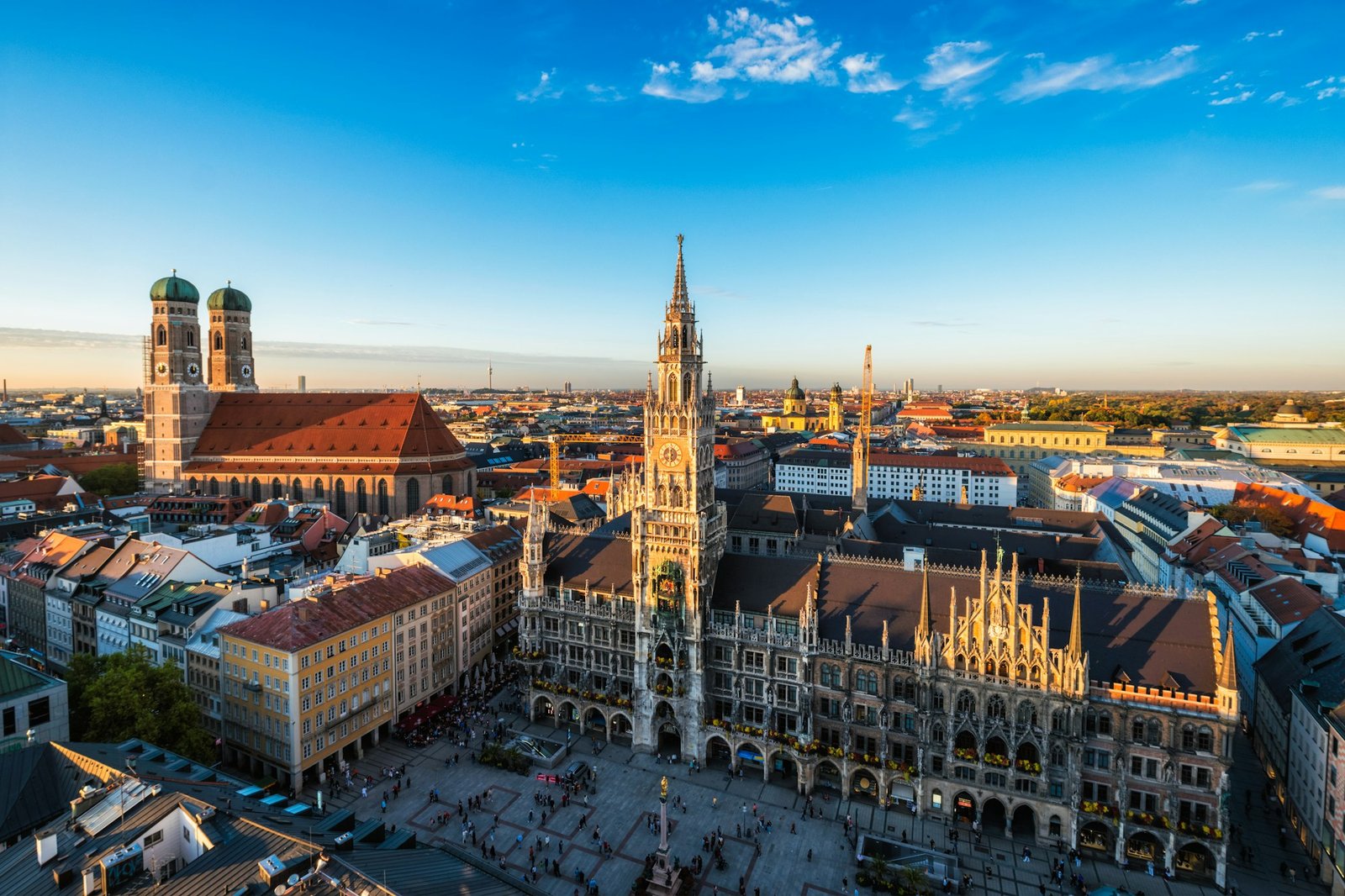 Aerial view of Munich, Germany