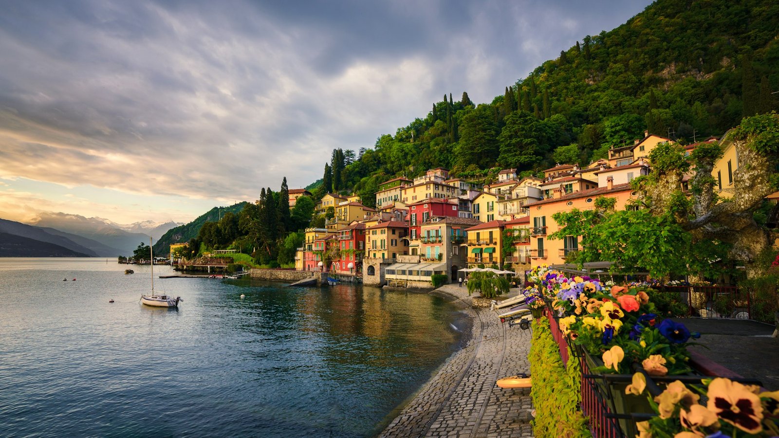 Beautiful town of Varenna, Lake Como, Italy